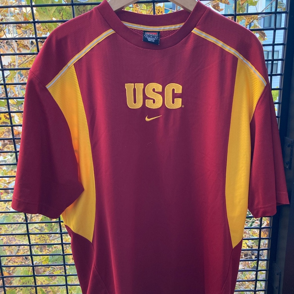 Official Nike University of Southern California USC Embroidered Shirt w/ 3M